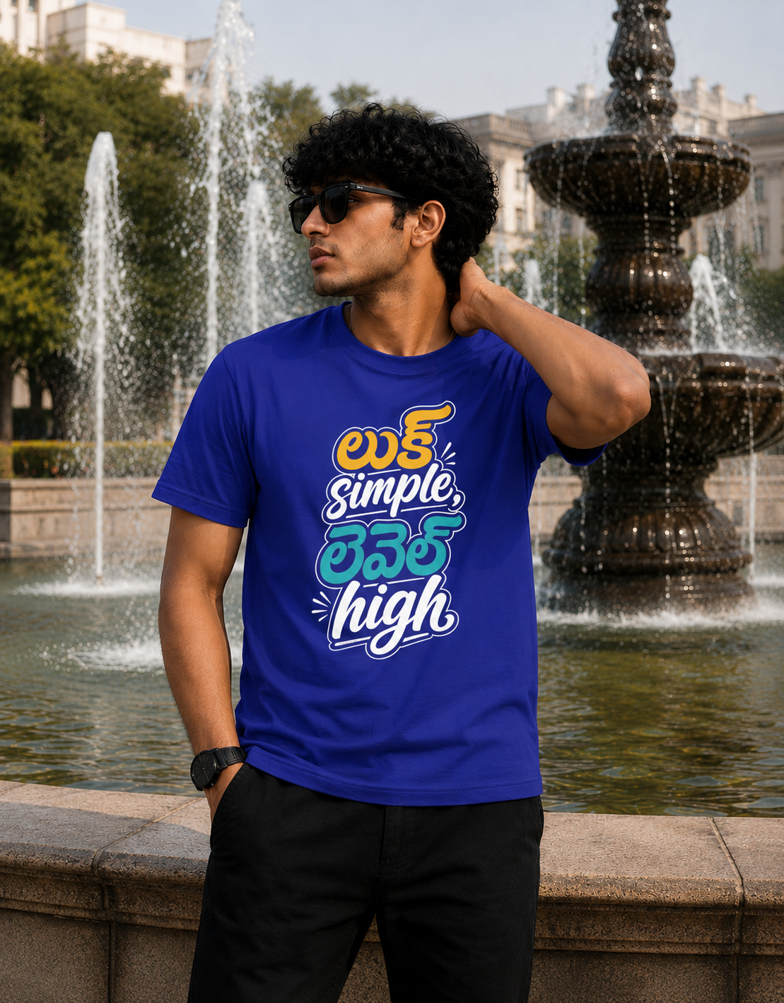లుక్ Simple, లెవెల్ High T-Shirt for Boys