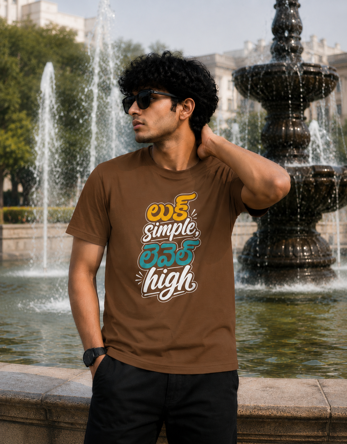 లుక్ Simple, లెవెల్ High T-Shirt for Boys