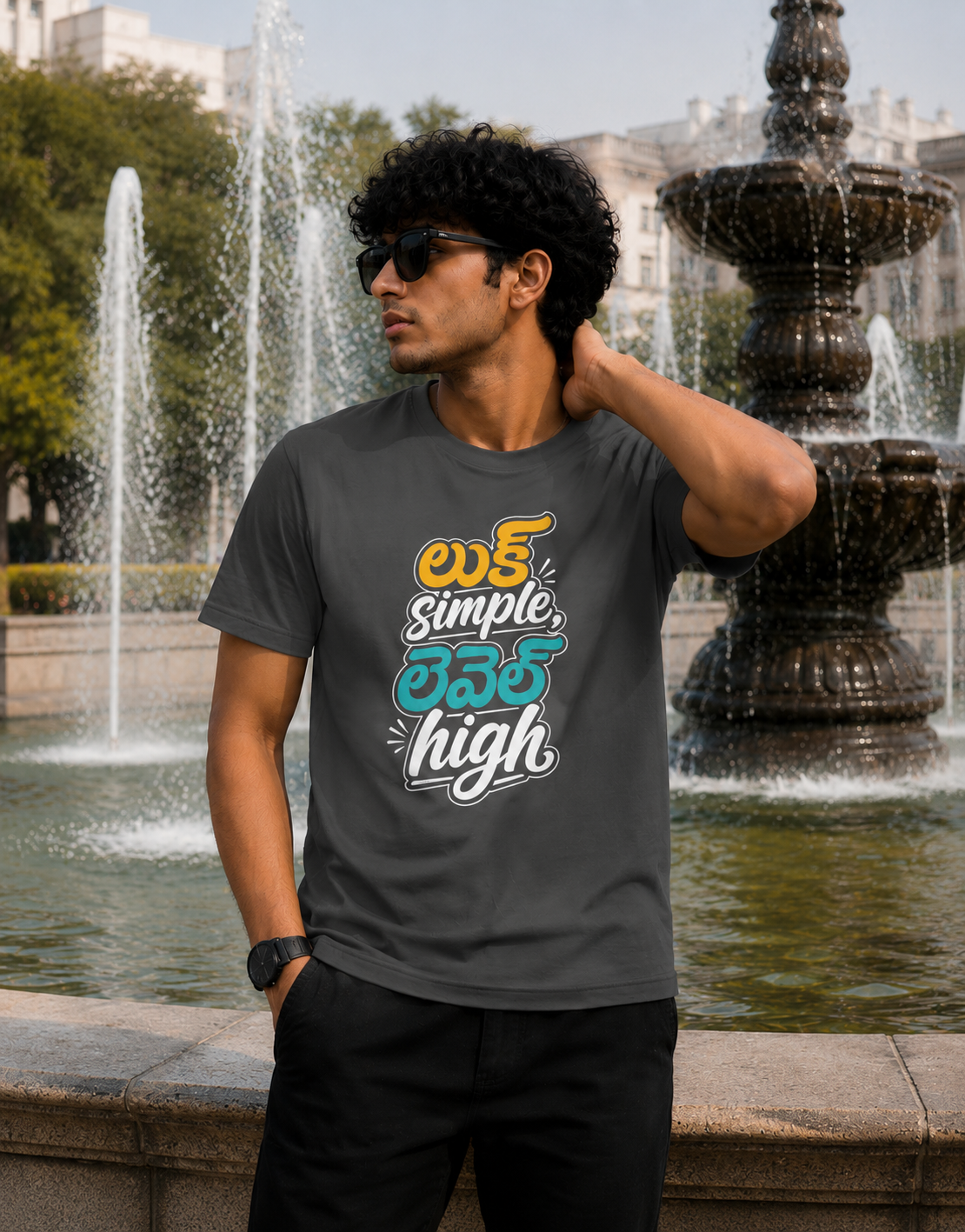 లుక్ Simple, లెవెల్ High T-Shirt for Boys