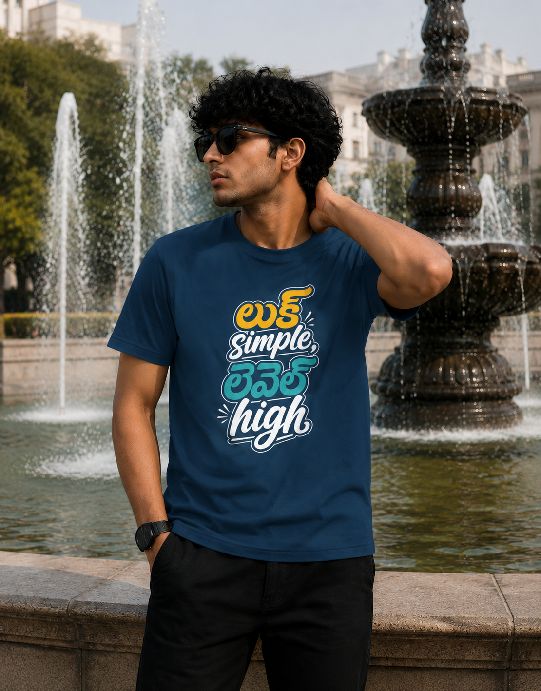 లుక్ Simple, లెవెల్ High T-Shirt for Boys