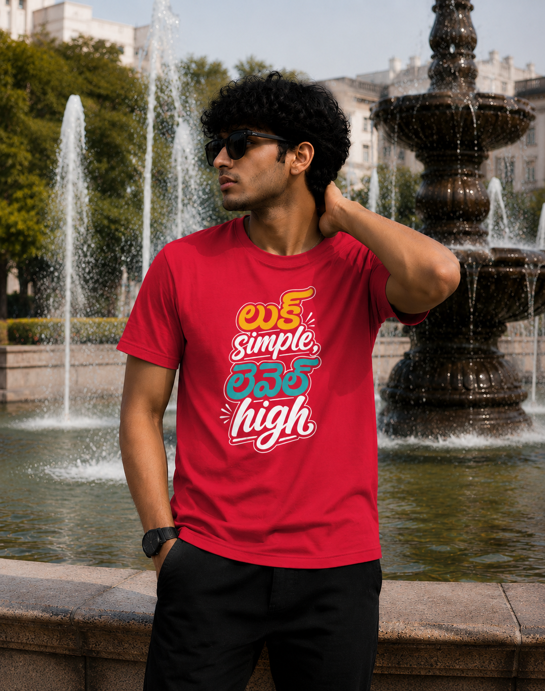 లుక్ Simple, లెవెల్ High T-Shirt for Boys