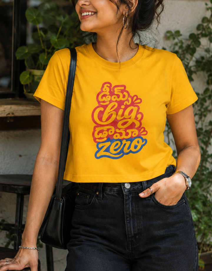 డ్రీమ్స్ Big, డ్రామా Zero T-Shirt for Girls