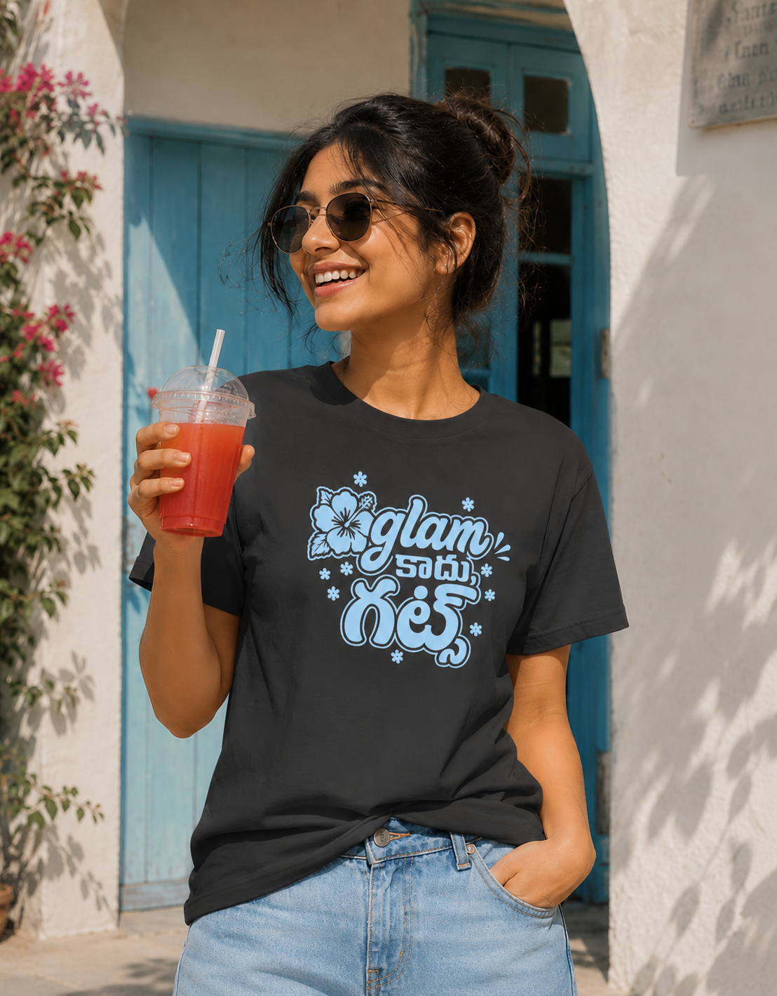 Glam కాదు, గట్స్ T-Shirt for Girls