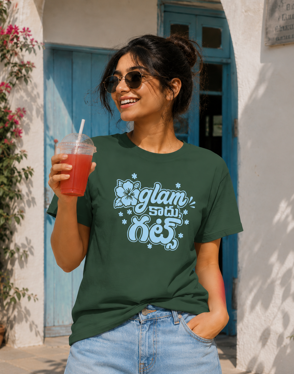 Glam కాదు, గట్స్ T-Shirt for Girls