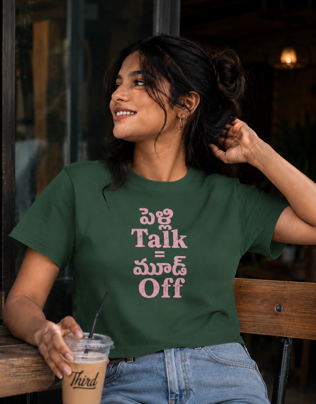 పెళ్లి Talk = మూడ్‌ Off T-Shirt for Girls