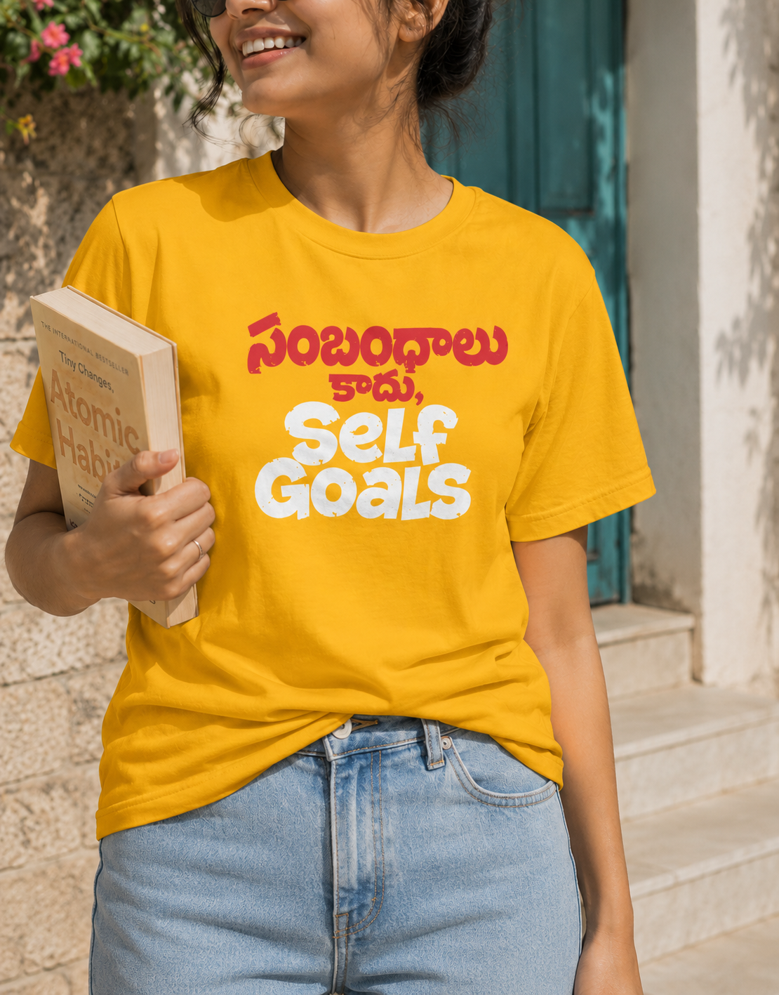 సంబంధాలు కాదు, Self Goals T-Shirt for Girls