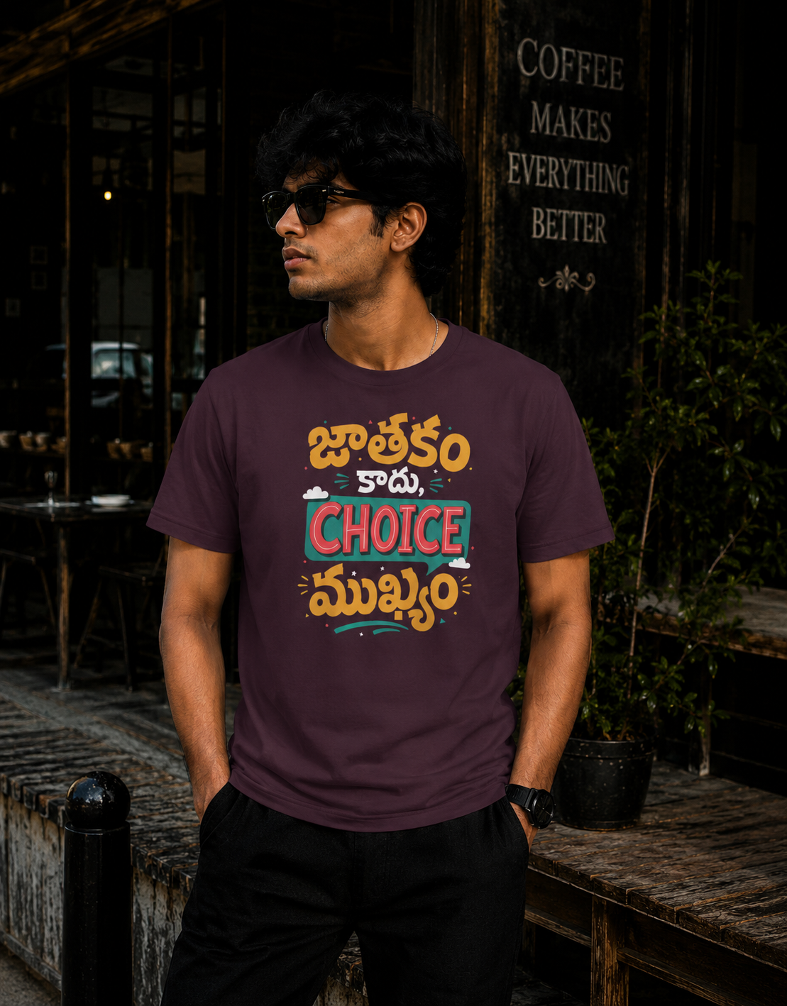 జాతకం కాదు, Choice ముఖ్యం T-Shirt for Boys
