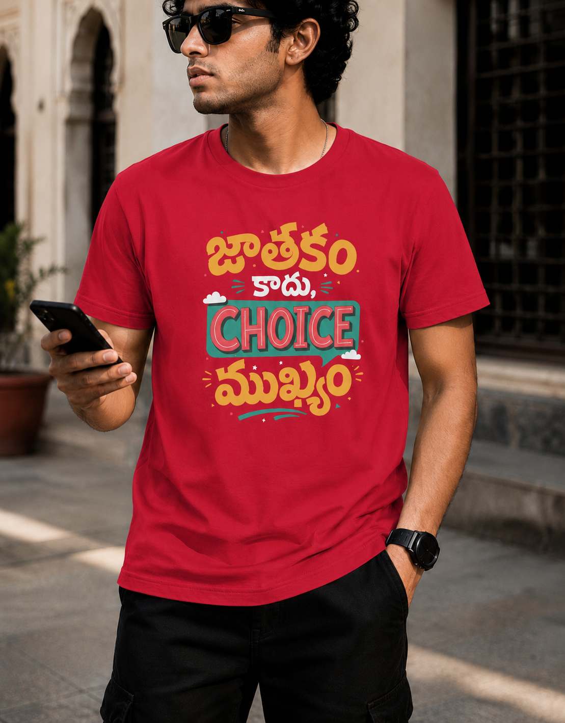 జాతకం కాదు, Choice ముఖ్యం T-Shirt for Boys