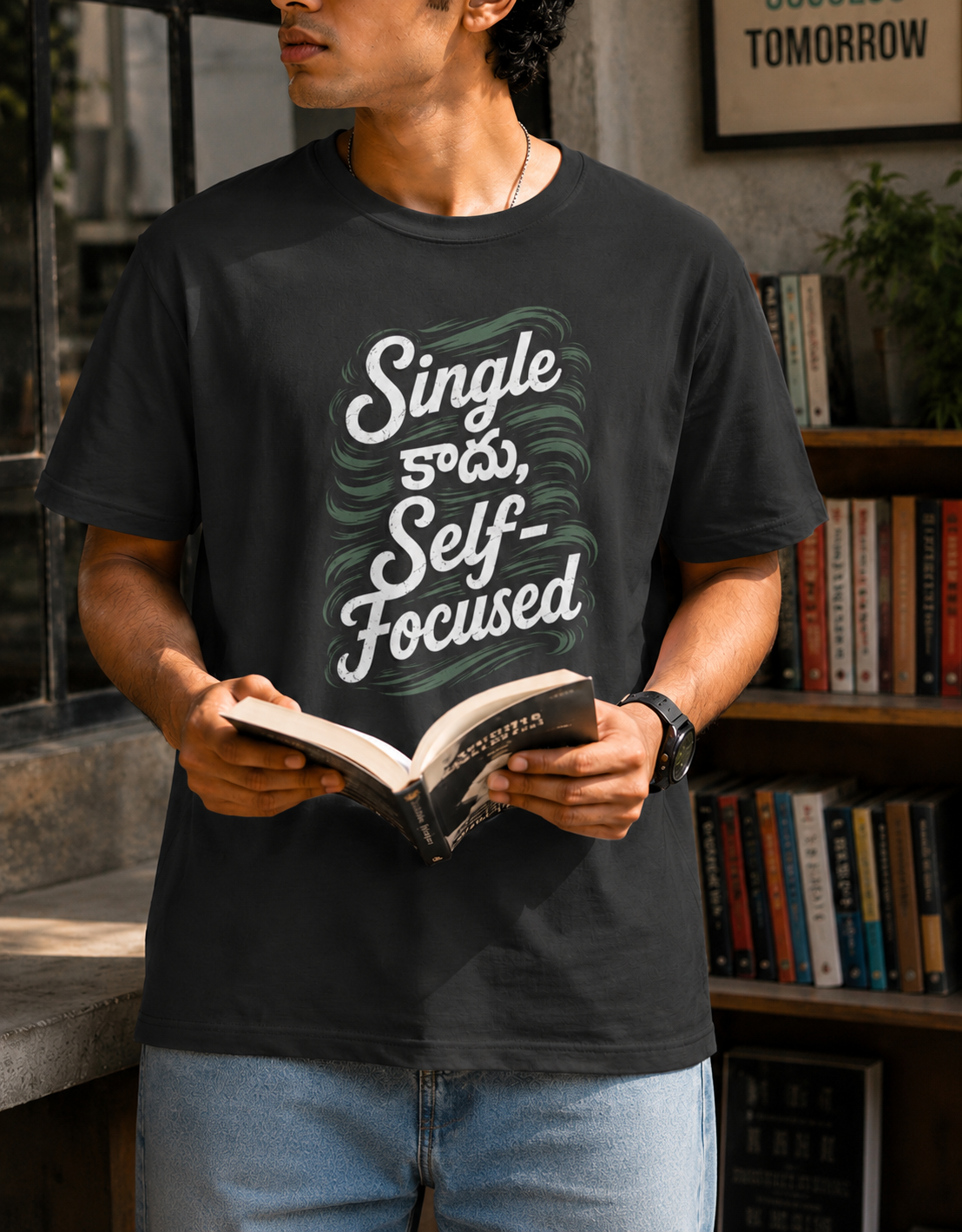 Single కాదు, Self-Focused T-Shirt for Boys