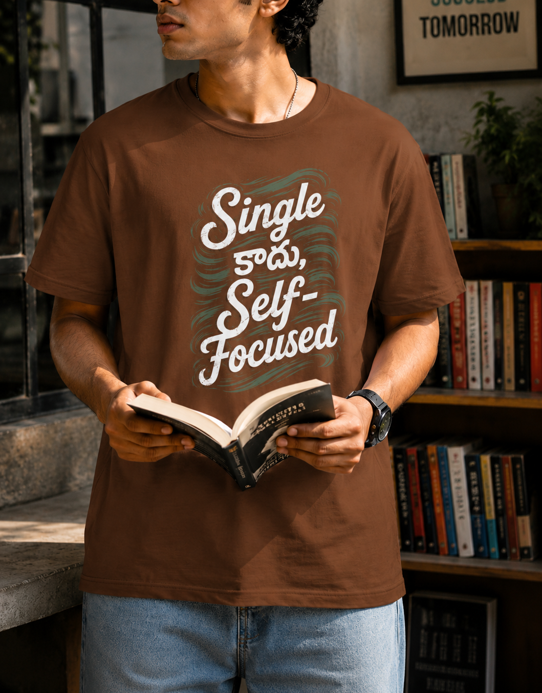 Single కాదు, Self-Focused T-Shirt for Boys