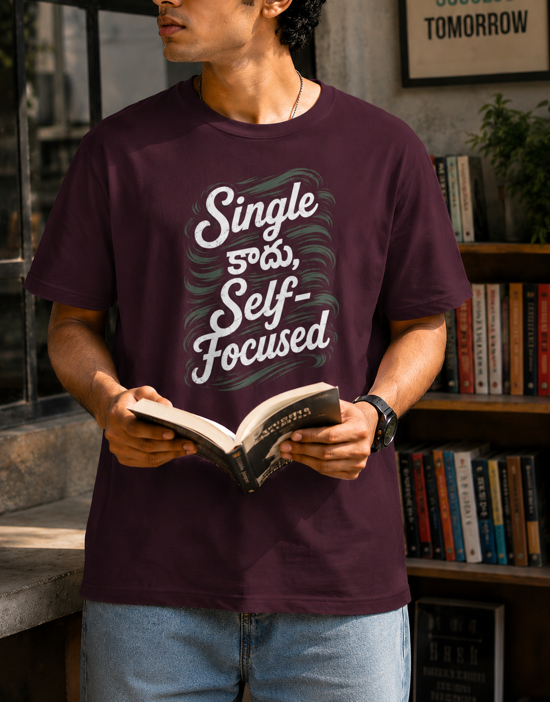 Single కాదు, Self-Focused T-Shirt for Boys