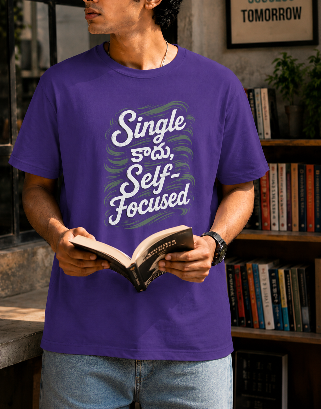 Single కాదు, Self-Focused T-Shirt for Boys