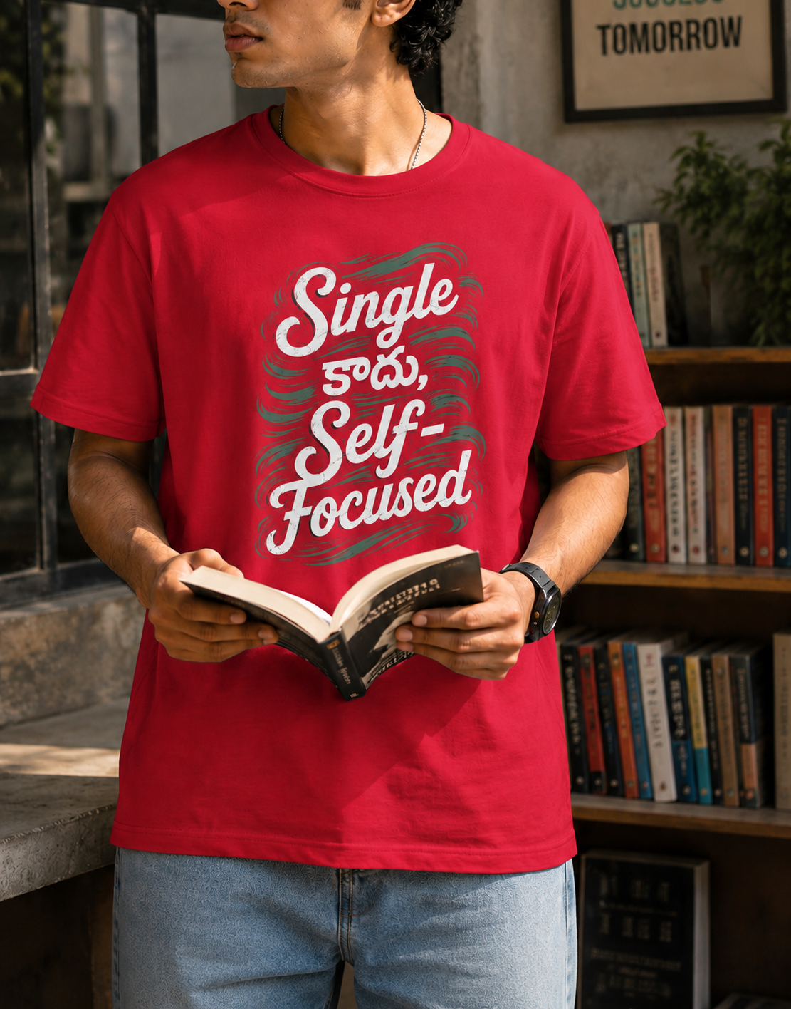 Single కాదు, Self-Focused T-Shirt for Boys