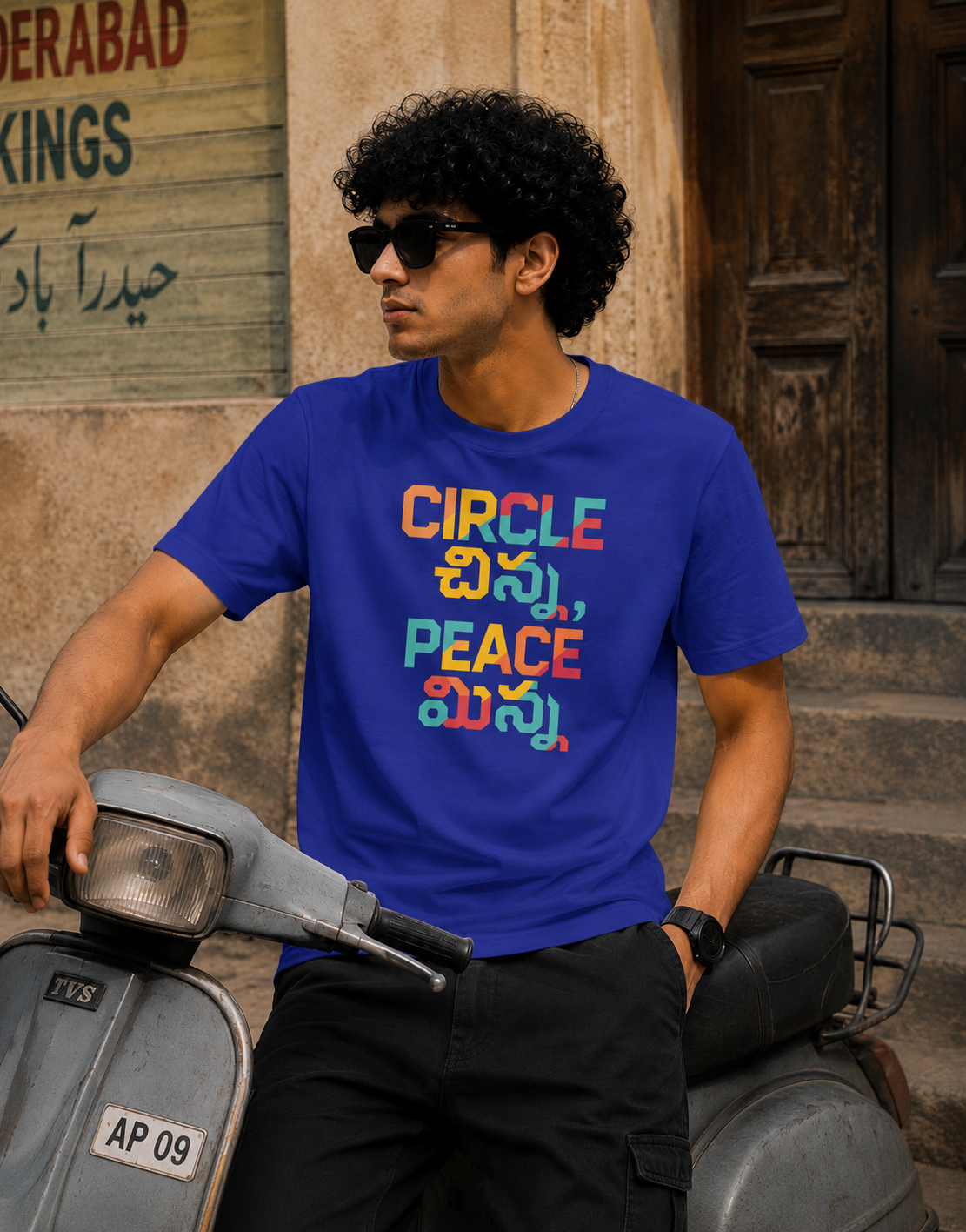 Circle చిన్న, Peace మిన్న T-Shirt for Boys