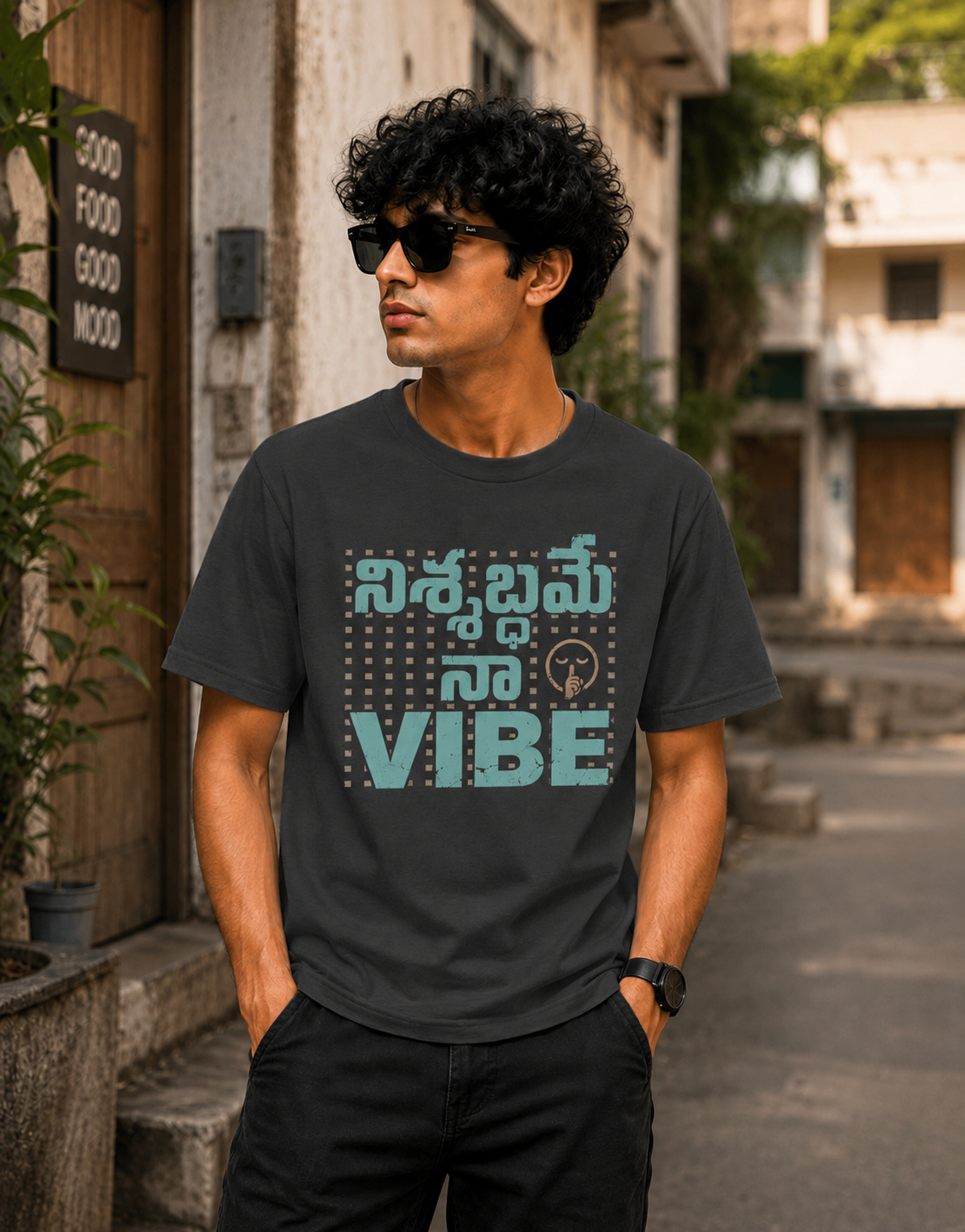 నిశ్శబ్దమే నా Vibe T-Shirt for Boys
