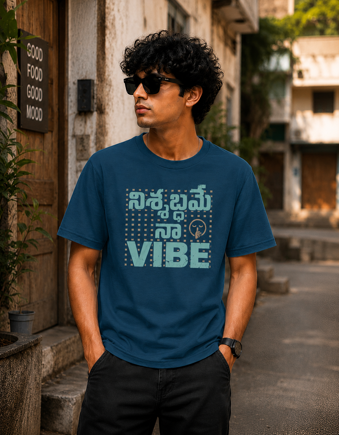 నిశ్శబ్దమే నా Vibe T-Shirt for Boys