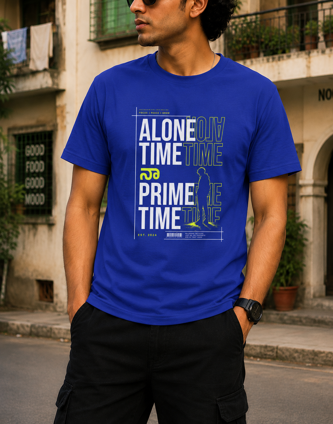 Alone Time నా Prime Time T-Shirt for Boys