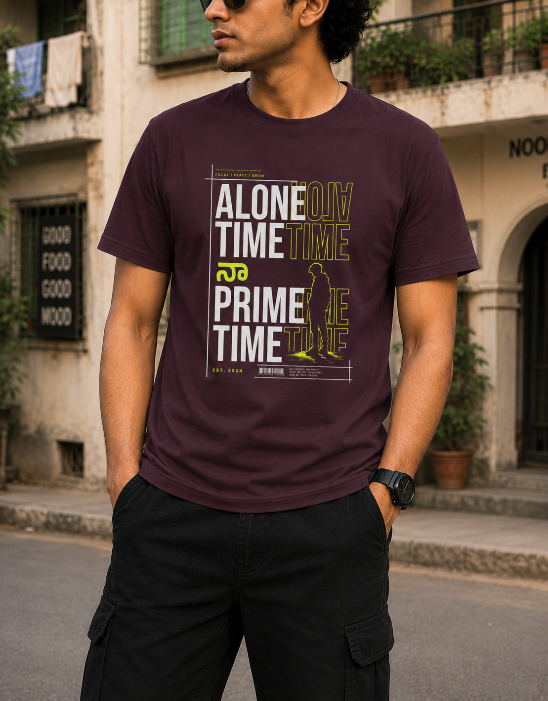 Alone Time నా Prime Time T-Shirt for Boys