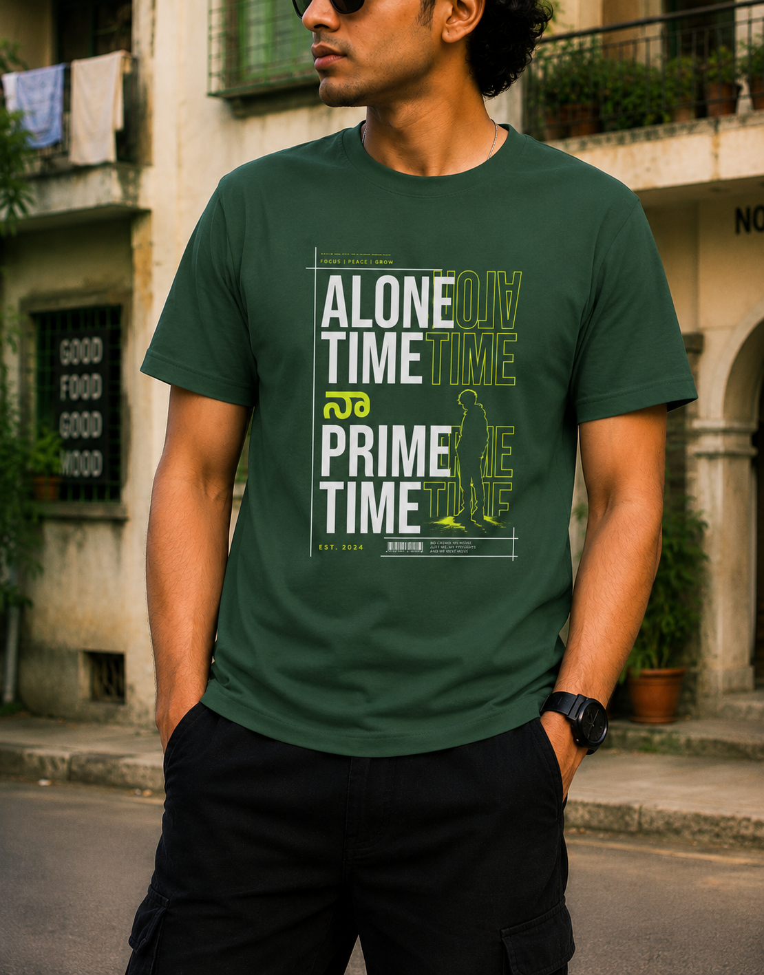 Alone Time నా Prime Time T-Shirt for Boys