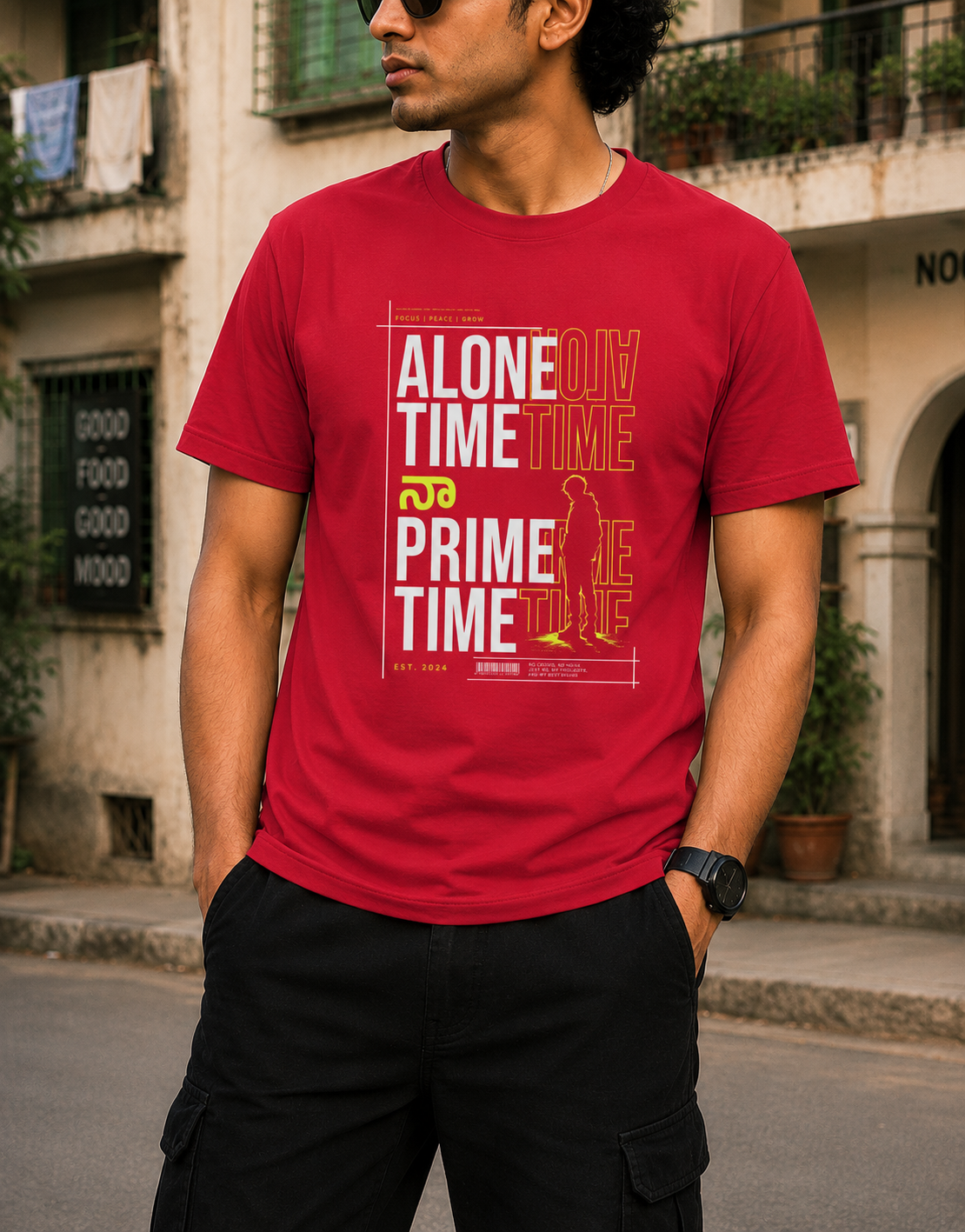 Alone Time నా Prime Time T-Shirt for Boys