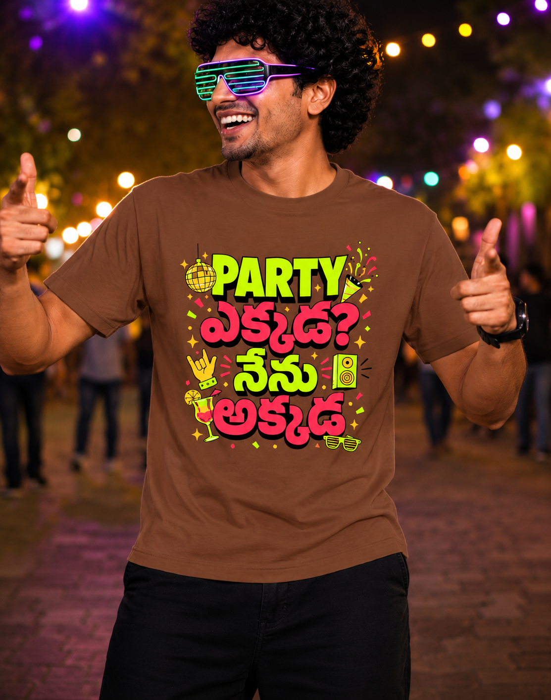 Party ఎక్కడ? నేను అక్కడ T-Shirt for Boys