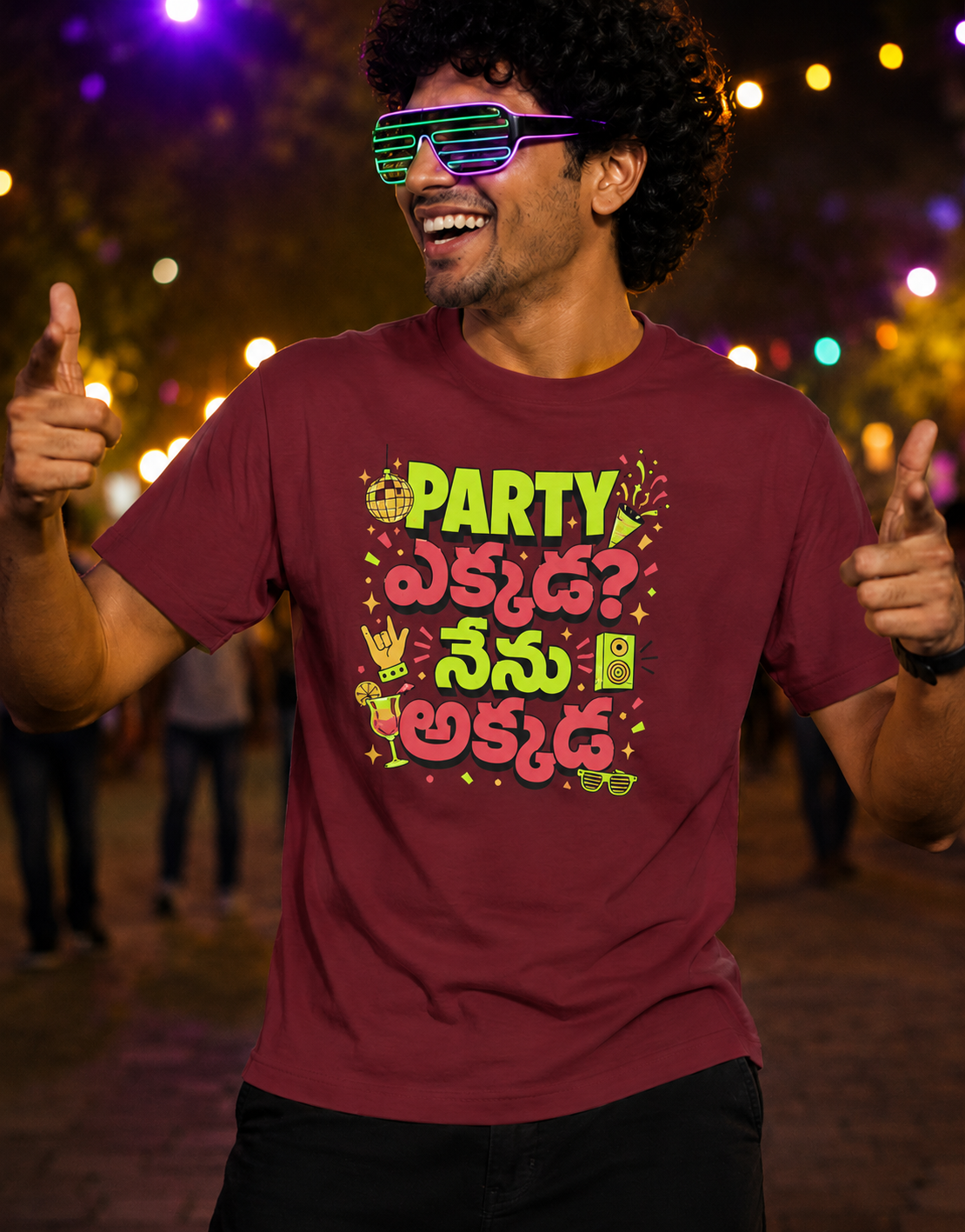 Party ఎక్కడ? నేను అక్కడ T-Shirt for Boys