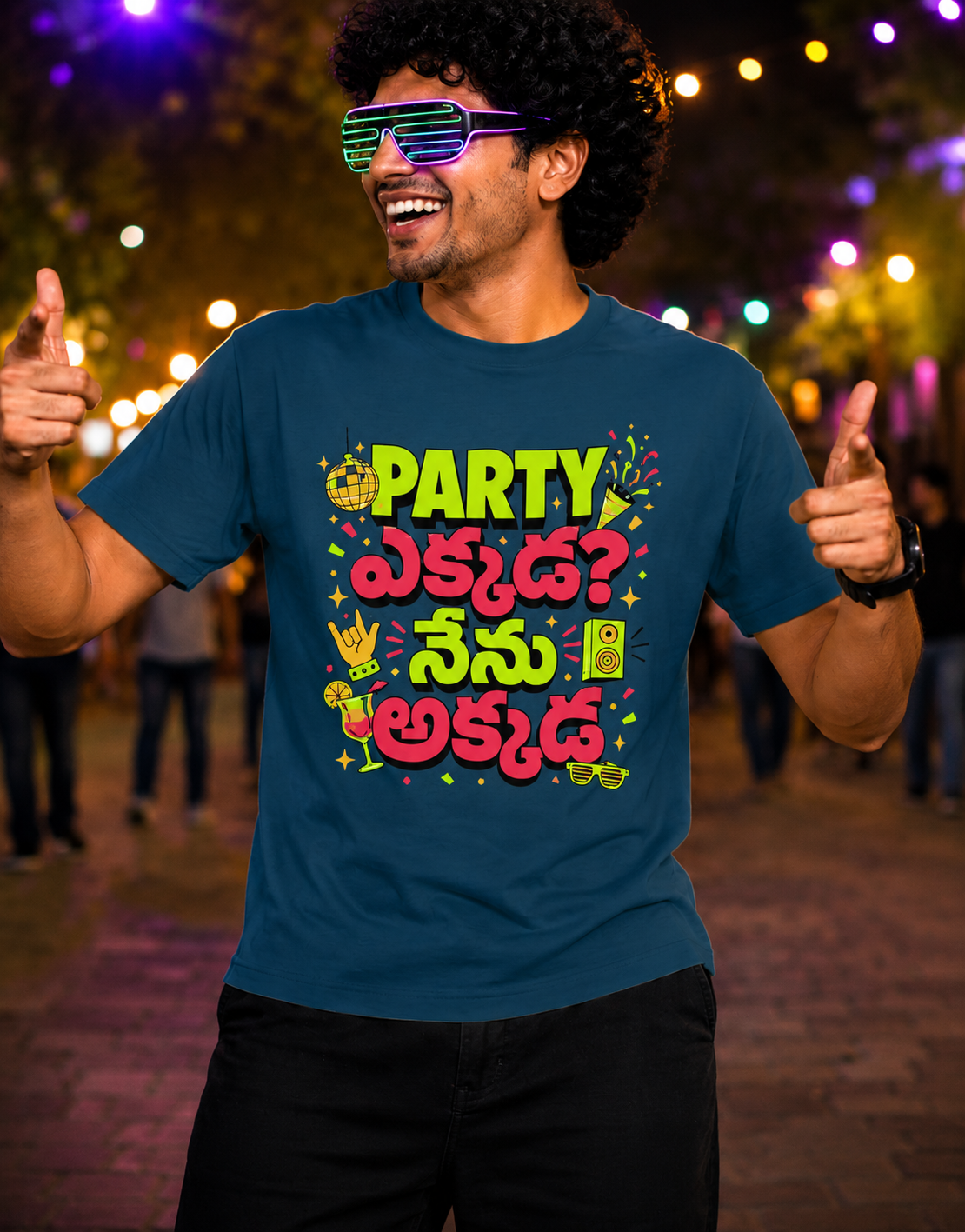 Party ఎక్కడ? నేను అక్కడ T-Shirt for Boys