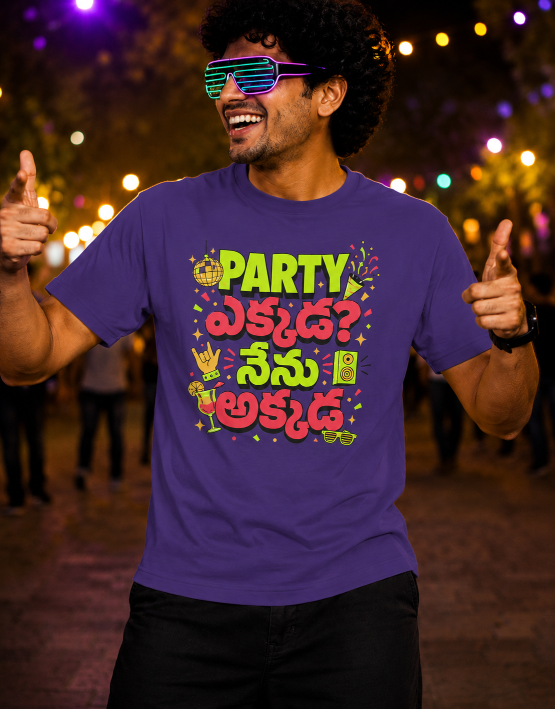 Party ఎక్కడ? నేను అక్కడ T-Shirt for Boys