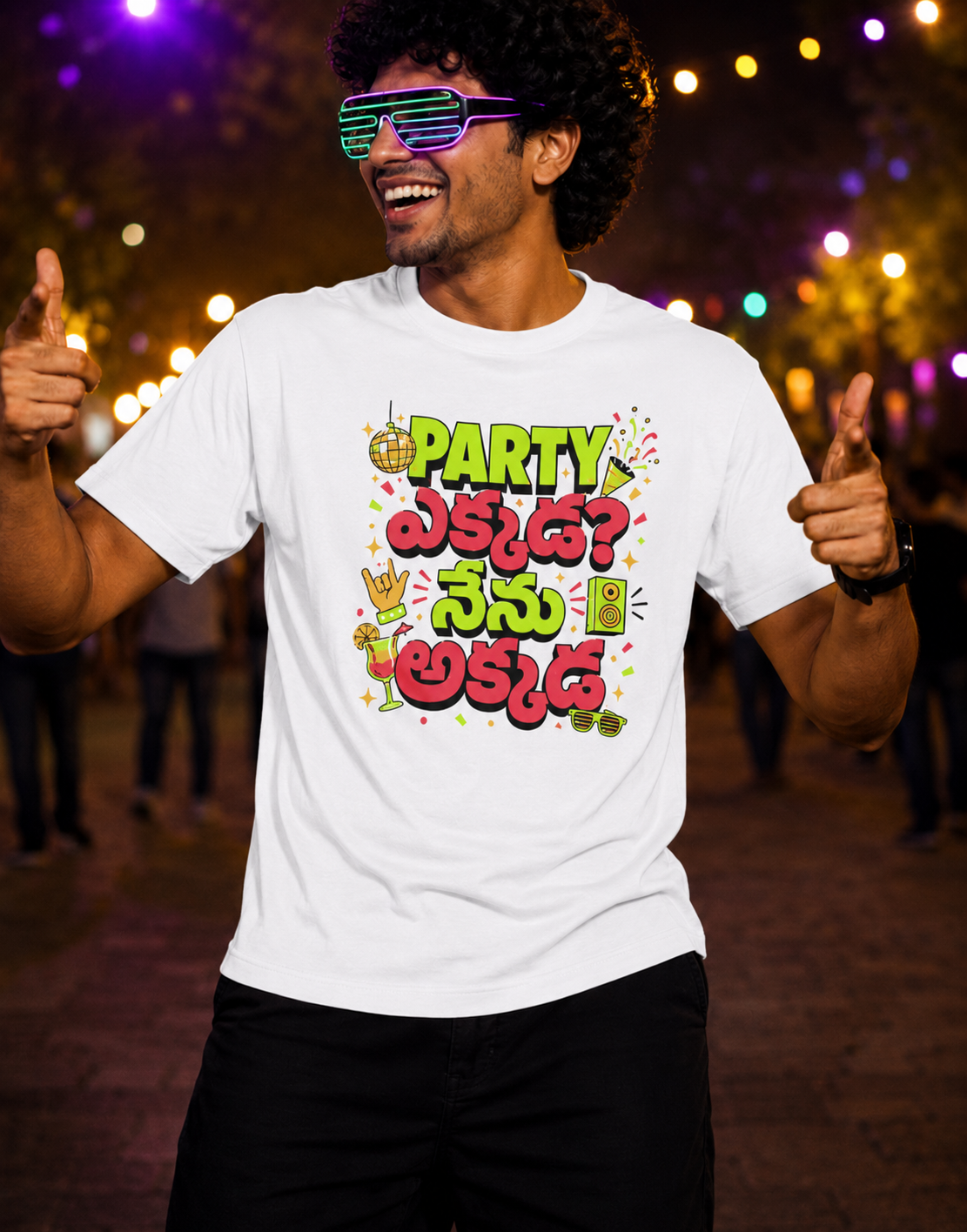 Party ఎక్కడ? నేను అక్కడ T-Shirt for Boys