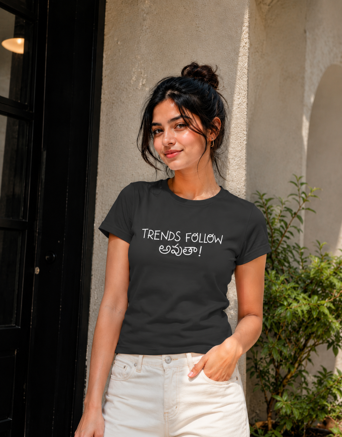 Trends follow అవుతా! T-Shirt for Girls