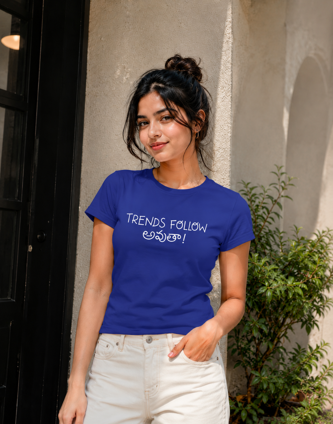 Trends follow అవుతా! T-Shirt for Girls