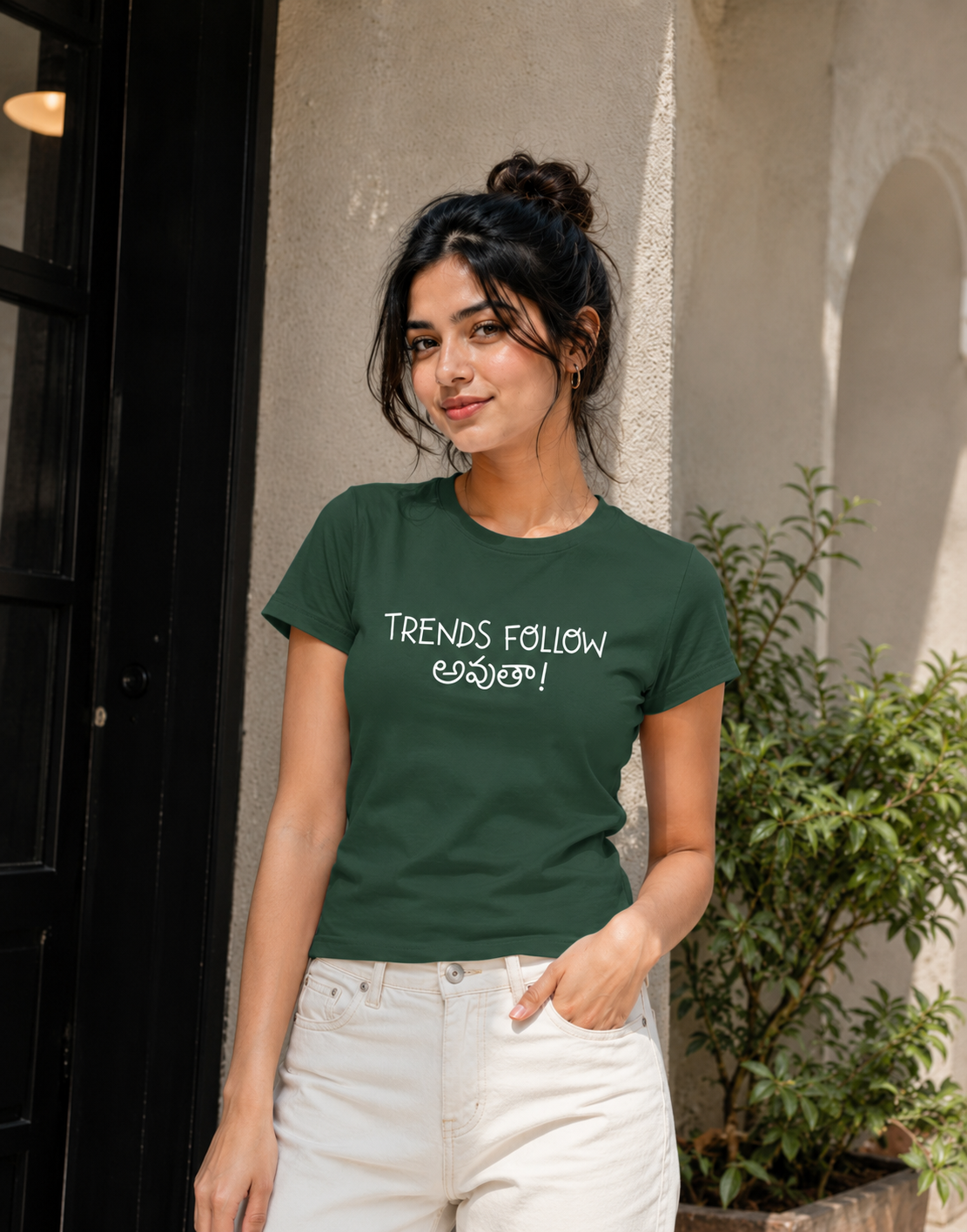 Trends follow అవుతా! T-Shirt for Girls