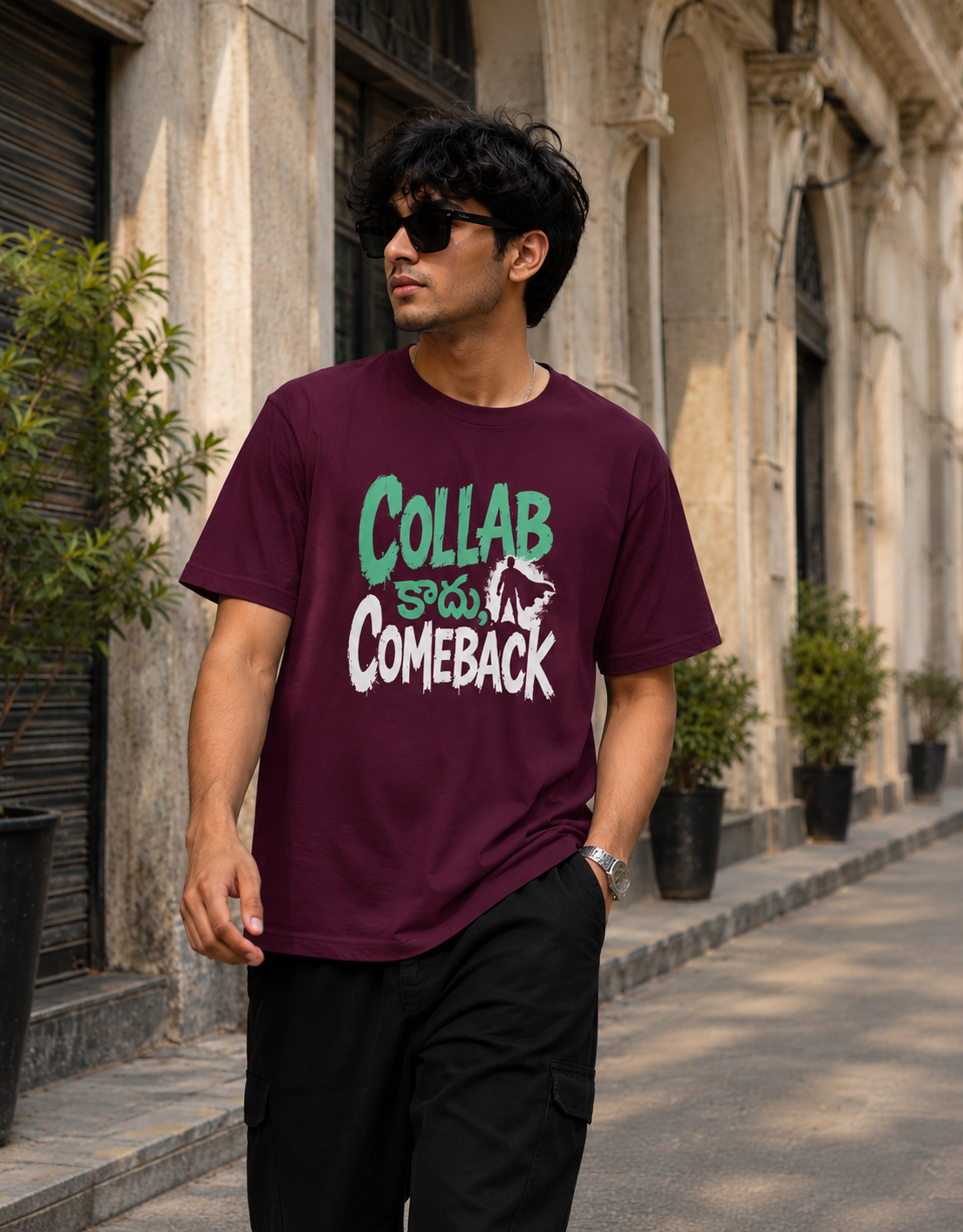 Collab కాదు, Comeback Oversized T-Shirt