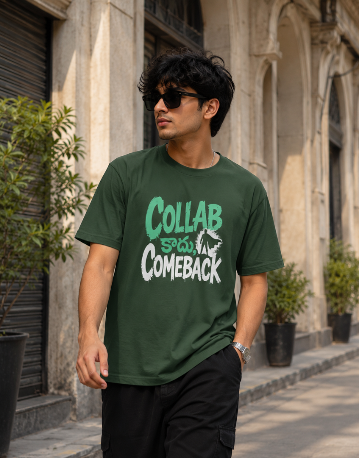 Collab కాదు, Comeback Oversized T-Shirt