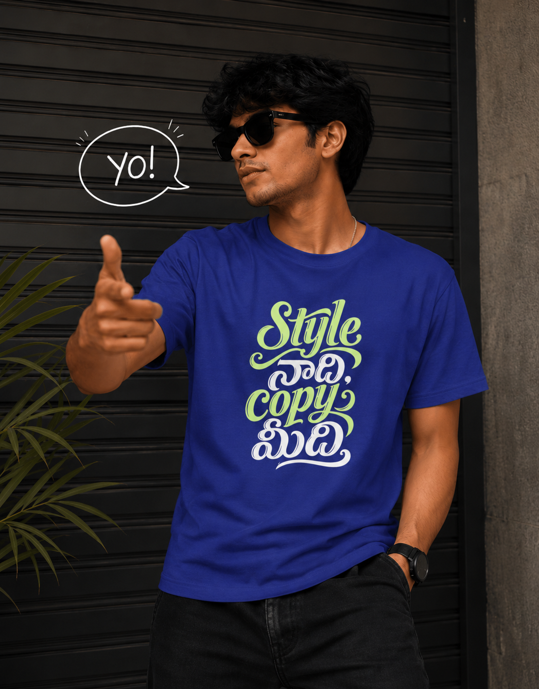 Style నాది, Copy మీది T-Shirt for Boys